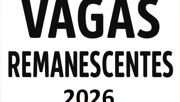 Vagas Remanescentes 2° Sem 2026 - Enfermagem
